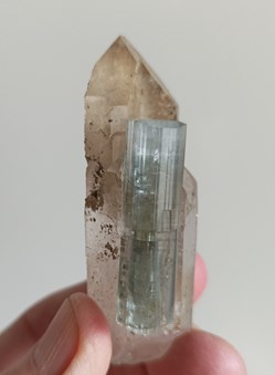Apatite sur Quartz