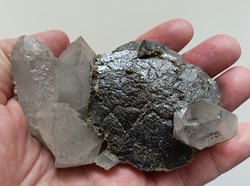 Sphalerite (Marmatite), Quartz, ferberite
