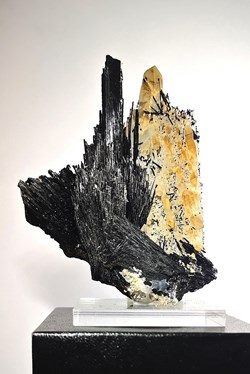 SCHORL et QUARTZ  "Yin Yang Towers"