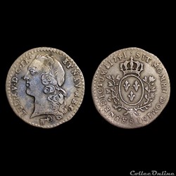 LOUIS XV 20ème d'écu au bandeau 1741 S