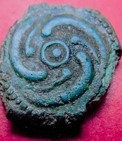 Bronze imitation type aux 3 poissons DTS 2464A