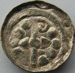 Silesian or Greater Poland anonymous „cross denarius”