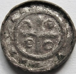 Forgery of a cross denarius, possibly Polish
