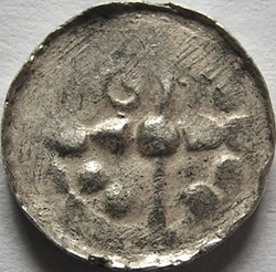 Silesian or Greater Poland anonymous „cross denarius”
