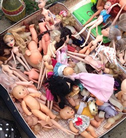 Dolls in a box