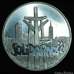 100000 zlotych 1990 Solidarnosc