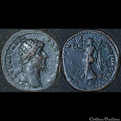 Dupondius TR POT - VII - IMP IIII COS III/ S|C