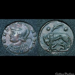Nummus Constantin I URBS ROMA