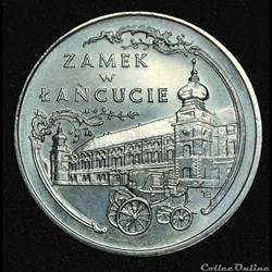 20000 zlotych 1993 Chateau de Lancut