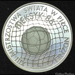 500 zlotych 1986 Coupe du Monde