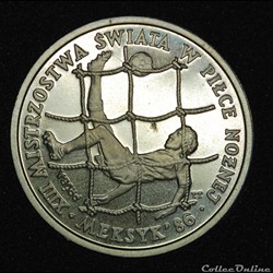 200 zlotych 1985 Coupe du monde au Méxique