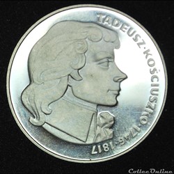 100 zlotych 1976 Kosciuszko