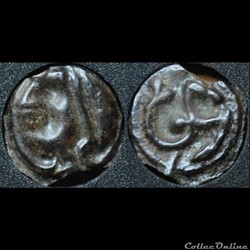 Eduens - Hippocampe et tête casquée