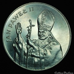 10000 zlotych 1987 Jean Paul II
