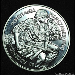 100000 zlotych 1994 Soulèvement de Varsovie