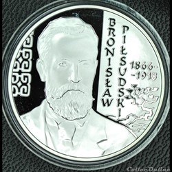 10 zlotych 2008 Bronislaw Pilsudski