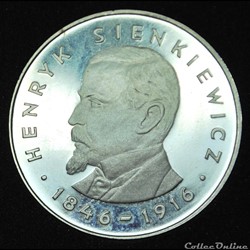 100 zlotych 1977 Sienkiewicz