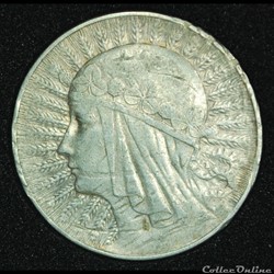5 zlotych 1933 tête de femme