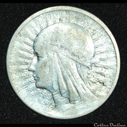 2 zlote 1932 tête de femme