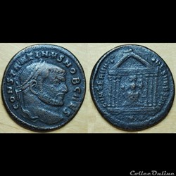 Nummus Constantin I CONSERVAT-O-RES VRB SVAE