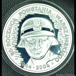 10 zlotych 2004 Soulèvement de Varsovie