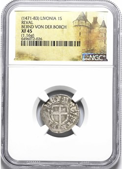 Livonia, Teutonic Order | 1471-83 | Schilling