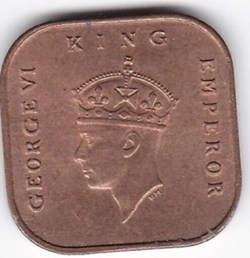 Colonial Malaya Straits | 1945 | George VI | 1 Cent