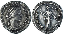 Lucilla | 164-180 CE | Bust/Diana
