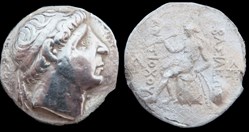 Antiochos II | 261-253 BCE | Laureate/Apollo