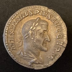 Denier de Maximin Ier Thrace - Fides Militium