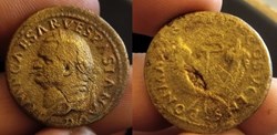 Vespasian AD 69-79. Æ Dupondius