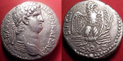 NERO AR silver Tetradrachm. Antioch 54-68 AD