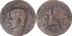 Tiberius AE As 14-37 AD