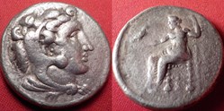 ALEXANDER III THE GREAT AR silver Tetradrachm 336-323 BC