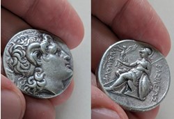 KINGS OF THRACE. Lysimachos (305-281). Tetradrachm. Lampsakos