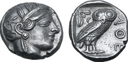 Athens Owl Tetradrachm 454-404 BC