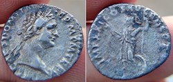 DOMITIAN AR silver denarius
