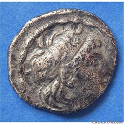 Antiochos VII Evergète (« Le Bienfaisant ») 138-129 av. J.-C. Atelier d'Antioche (Syrie)