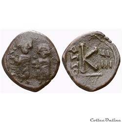 Pseudo byzantine émise à Antioche (Imitation perse) (610-630)