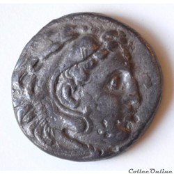 Alexandre III, Drachme "tête d'Héraclès" Price 1966