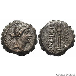 Demetrios I Soter (162-150 av. J.-C.). Bronze Serratus