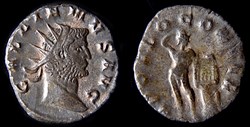GALLIEN(253/ 260 - 268) Antoninien Apollo à la Lyre - RIC.467