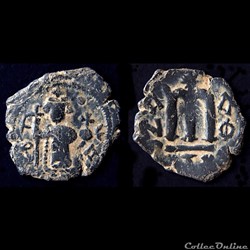 Pseudo byzantine "AITOI" type - Constant II debout, type dérivé et variante (658-c 665)