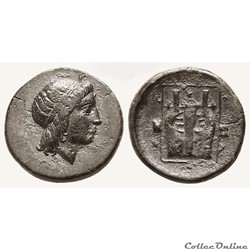 Ionie Colophon, - Apollon à la Lyre 400-350 avant JC