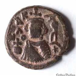 Califat MU'AWIYA" 660-680 A.D. Homs (Emesa) Walker 1956, 57-72