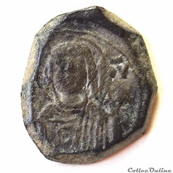 Jean II Comnène avec la Vierge orans (1118-1143) Demi Tetarteron - Sear 1946 -