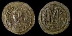 Justinien Ier (527 - 565 A.D) Follies Constantinople - Sear 163. MIBE 95a