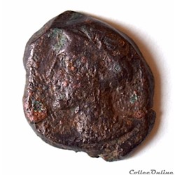 ZEUGITANE - CARTHAGE Demi-Unité de bronze (310 - 280 av.jc)