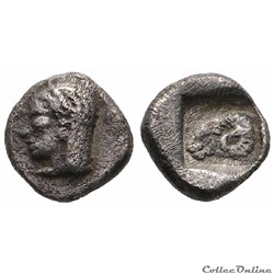 Troas, Kebren. Hemiobole du 5e siècle av.jc au Bélier