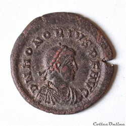 Honorius (395 - 423) Follis - RIC IX, 28c.